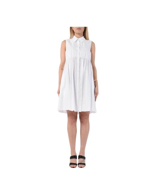 Patrizia Pepe White Shirt Dresses