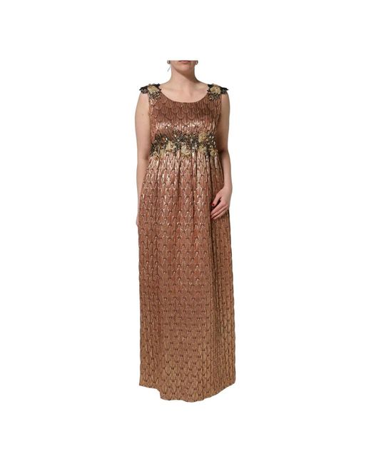 Dolce & Gabbana Brown Gowns