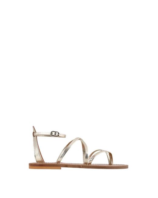 Flat Sandals K. Jacques de color Natural