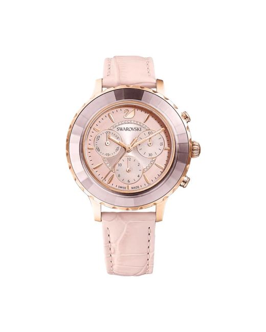Swarovski Pink Octea Lux Chrono