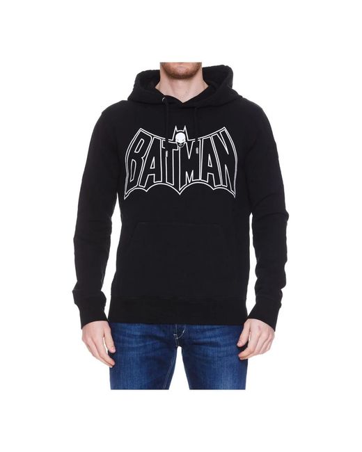 Lanvin Batman Hooded Sweatshirt in het Black voor heren