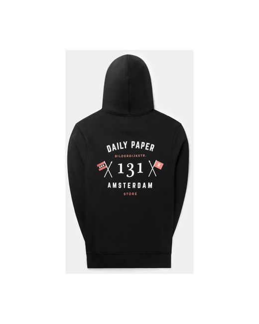 Daily Paper Amsterdam hoodie in Black für Herren