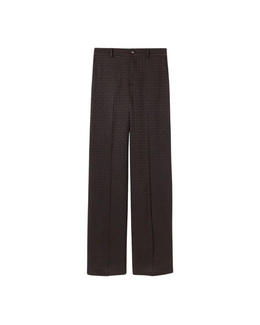 Gucci Brown Wide Trousers