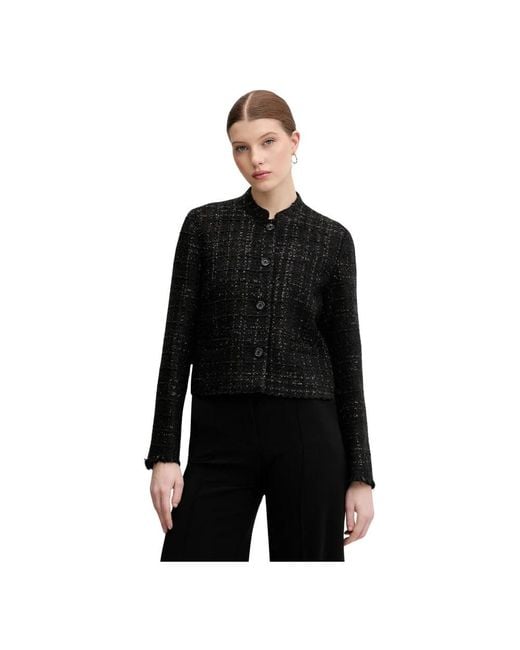 Joop! Jacy Tweed Jas in het Black