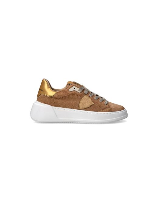 Sneakers di Philippe Model in Brown