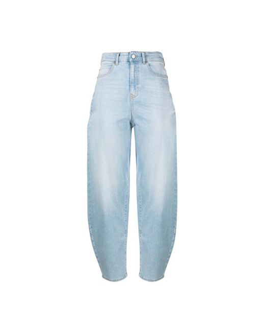 Emporio Armani Blue Loose-Fit Jeans