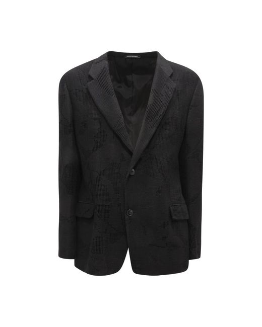 Armani Jassen ,Zwart ,Emporio Jas Made in het Black voor heren