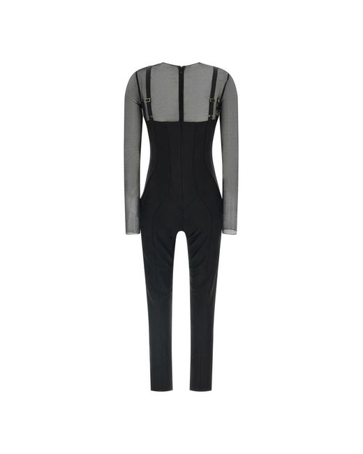 Elisabetta Franchi Black Jumpsuits