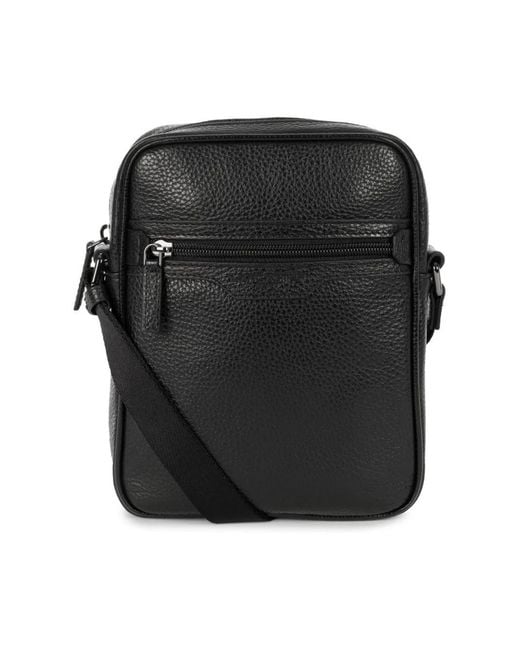 Lancaster Black Messenger Bags for men