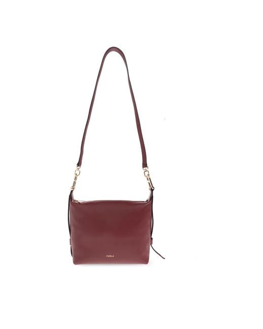 Furla Red Tonie Mini Hobo-Tasche