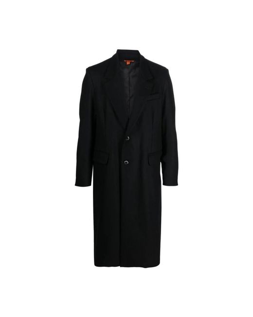 Barena Black Single-Breasted Coats for men