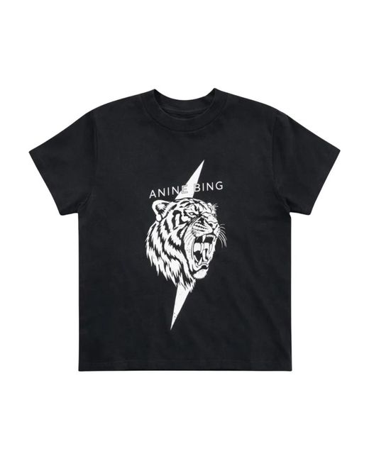 Anine Bing Black T-Shirts