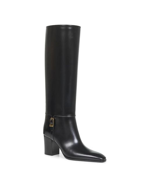Saint Laurent Black Heeled Boots