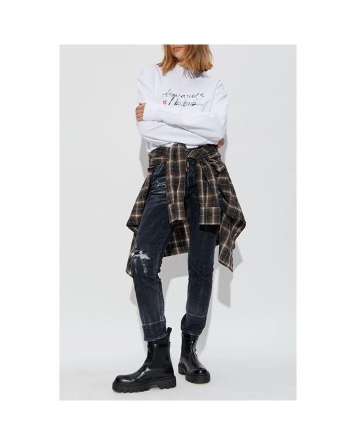 Skinny Jeans DSquared² en coloris Blue