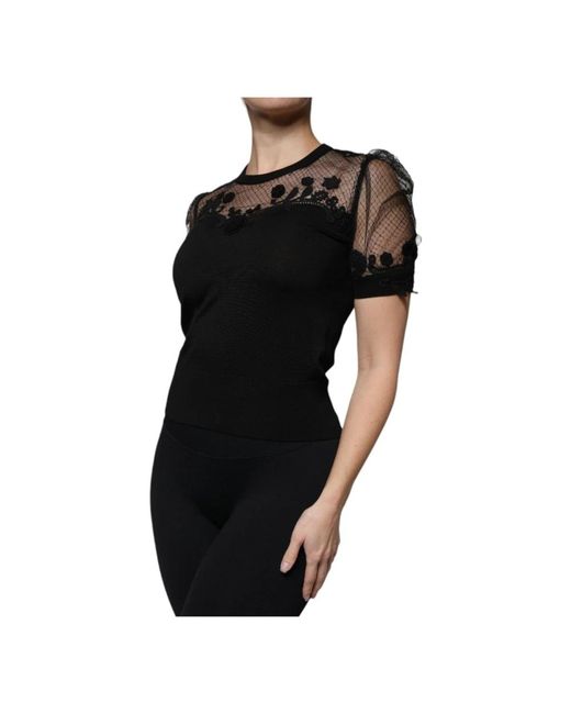 Dolce & Gabbana Black Blouses