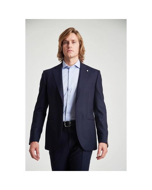 Luigi Bianchi Blue Blazers for men