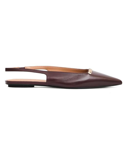 Tod's Brown Ballerina Shoes