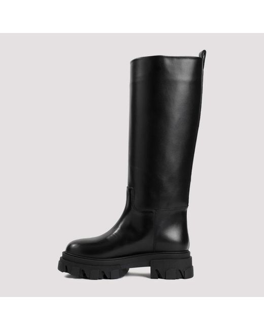 Gia Borghini Black High Boots