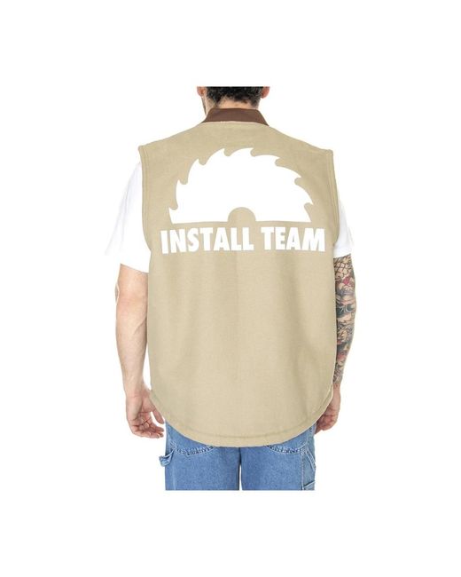 Vests Dickies de hombre de color Natural