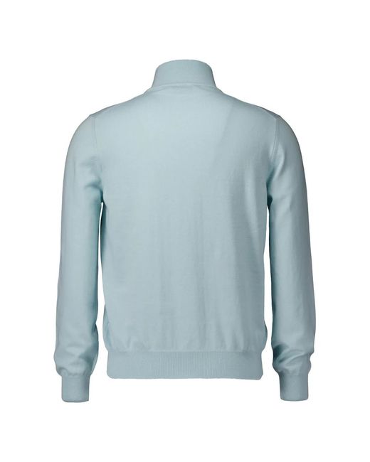 Gran Sasso Blue V-Neck Knitwear for men
