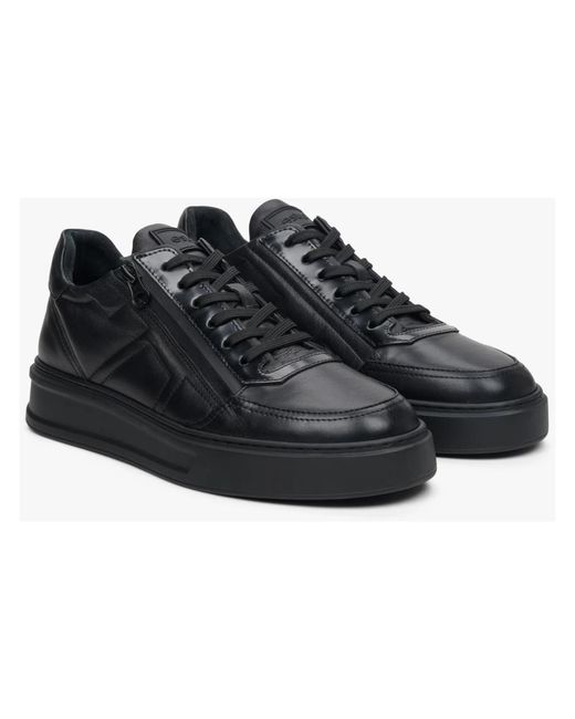 ESTRO Black Sneakers for men