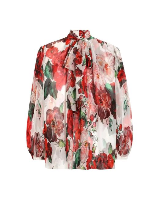 Dolce & Gabbana Red Blouses