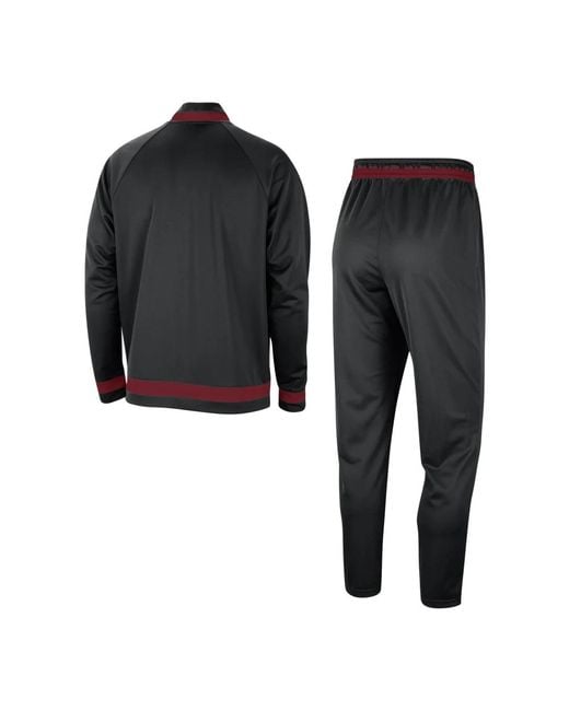 Survetement Complet Pour Homme Nba Courtside Starting Five Dri Fit Survetement Miahea Noir/Tough Rouge Nike pour homme en coloris Black