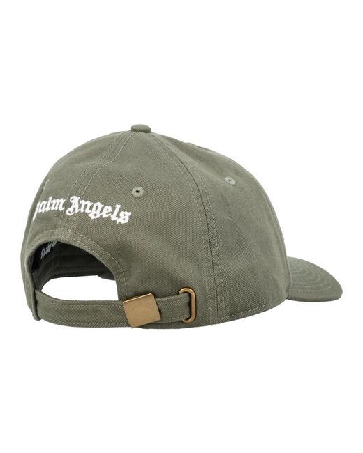 Palm Angels Green Caps for men