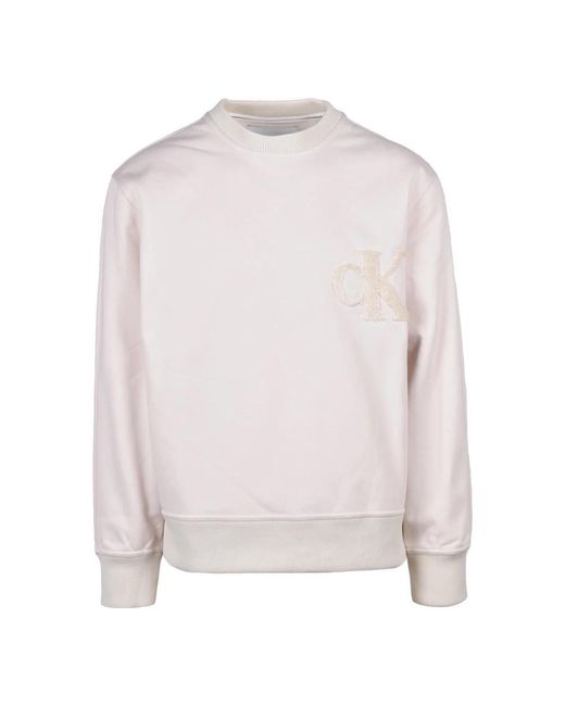 Calvin Klein Felpa in het White voor heren