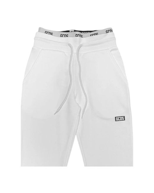 Gcds Broeken ,Wit ,Witte Slim Fit Broek in het White voor heren