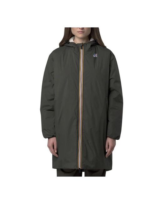 K-Way Black Parkas