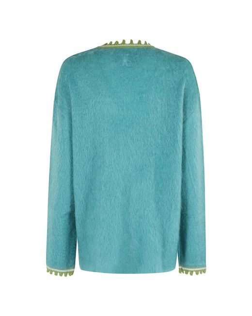 LaDoubleJ Blue Round-Neck Knitwear