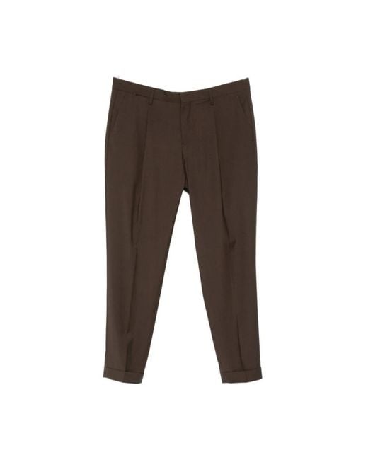 BRIGLIA Brown Chinos for men