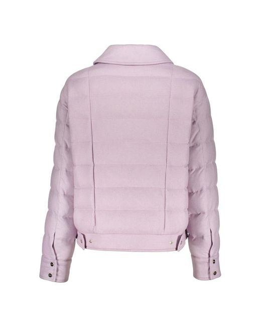 Herno Jassen ,Roze ,Wol Gewatteerd Jack in het Purple