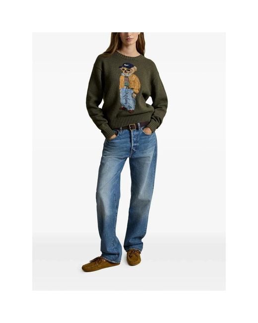 Polo Ralph Lauren Green Round-Neck Knitwear