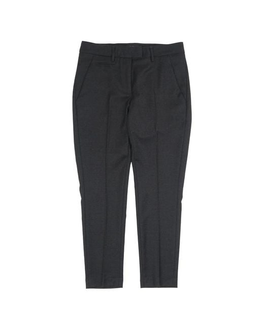 Dondup Gray Cropped Trousers