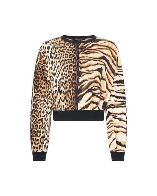 Roberto Cavalli Black Sweatshirts