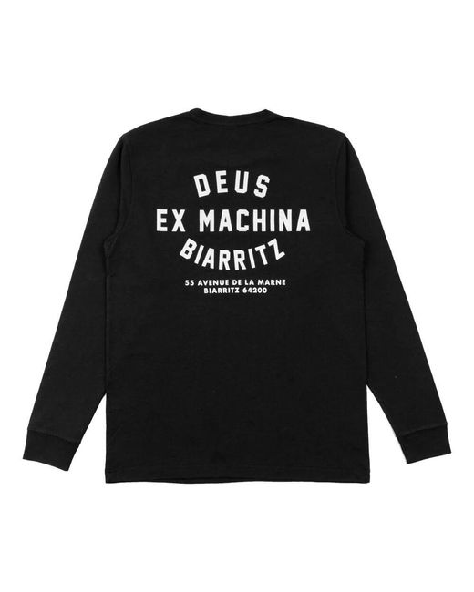 Long Sleeve Tops Deus Ex Machina de hombre de color Black