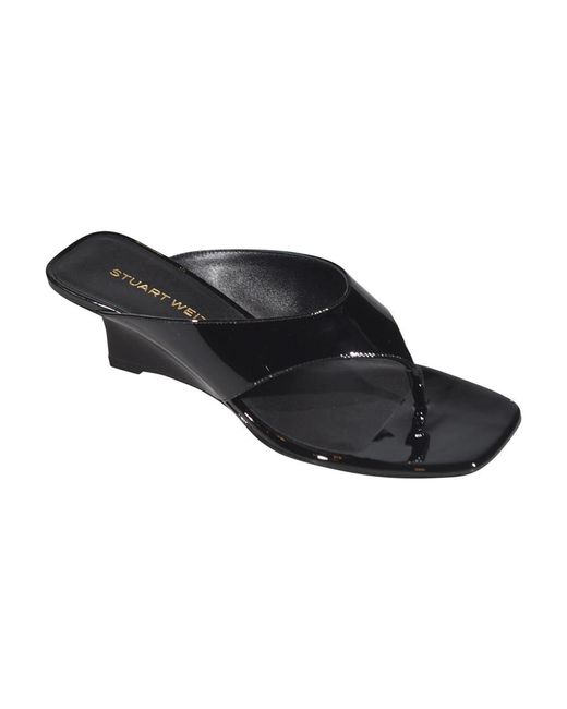 Stuart Weitzman Black Wedges