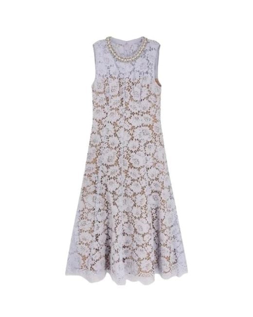 Self-Portrait Short Dresses in het Gray