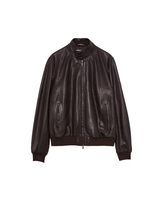 Roy Rogers Black Leather Jackets for men