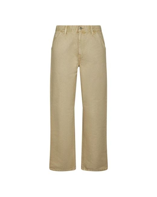 Straight Jeans Carhartt pour homme en coloris Natural