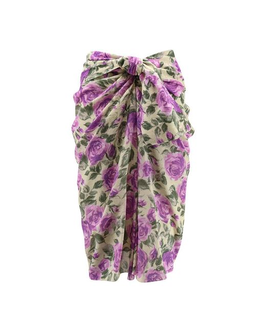 Chloé Purple Midi Skirts