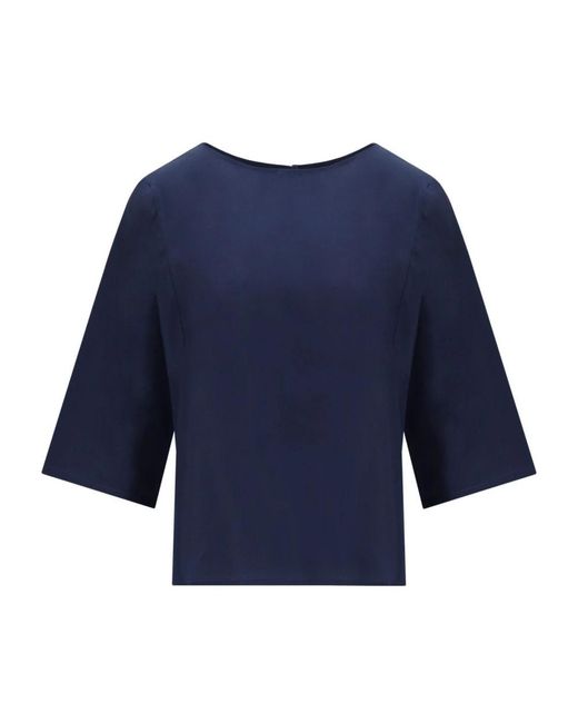 Weekend by Maxmara Blue Blouses