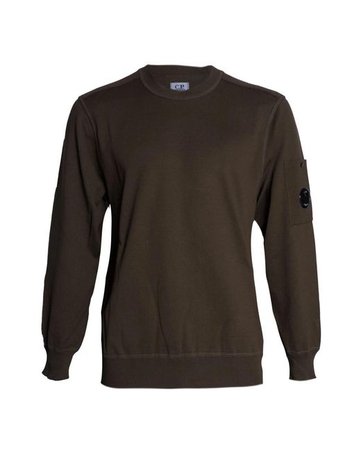C P Company Green Round-Neck Knitwear for men