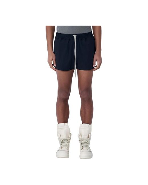 Rick Owens Blue Short Shorts for men