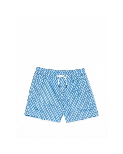 Fedeli Blue Beachwear for men