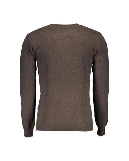 U.S. POLO ASSN. Brown Round-Neck Knitwear for men