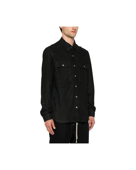 Rick Owens Black Light Jackets for men