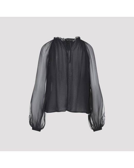Blouses di Alberta Ferretti in Black
